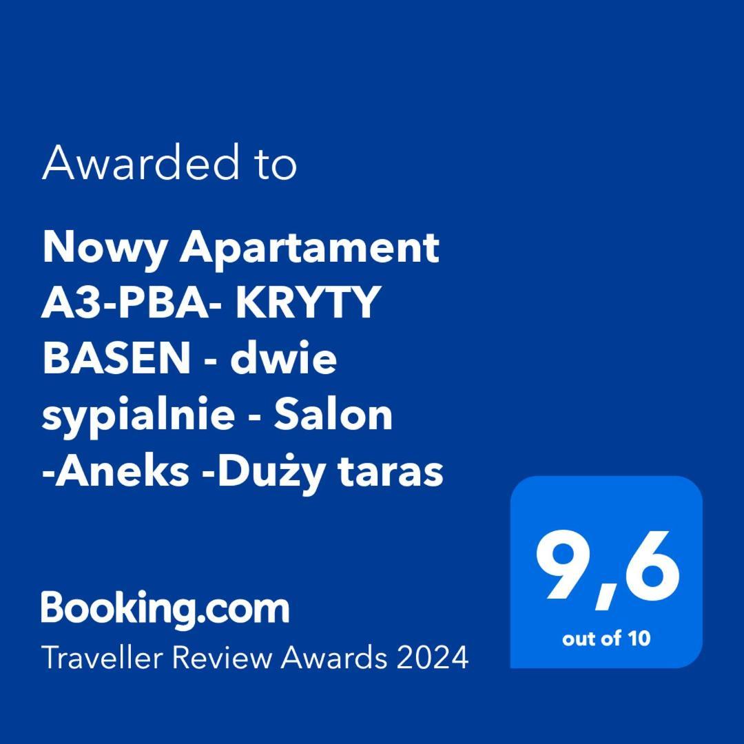 Nowy Apartament A3-Pba- Kryty Basen - Dwie Sypialnie - Salon -Aneks -Duzy Taras 포비에로보 외부 사진
